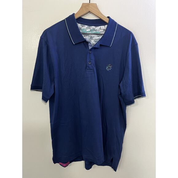 Robert Graham Preppy Polo Shirt L Resort Normcore Golf Quiet Luxury Old Money - Picture 1 of 14